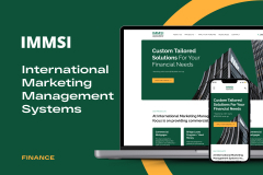 Deleted Website Restoration and Redesign for the financial company IMMSI
